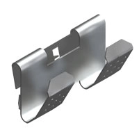 BATTERY CONTACT - AA DOUBLE CLIP ON - ACC-AACLIP-210